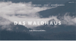 Desktop Screenshot of daswaldhaus.com